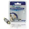 ADATTATORE ACCOPPIATORE HQ HQS-SAC010 RCA F/F DORATO